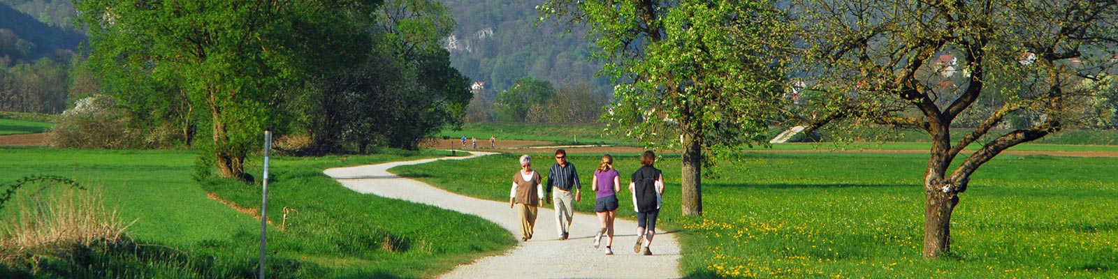 Wanderweg in der Fränkischen Schweiz